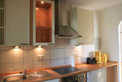 Essen Ferienwohnung Leo : K�che